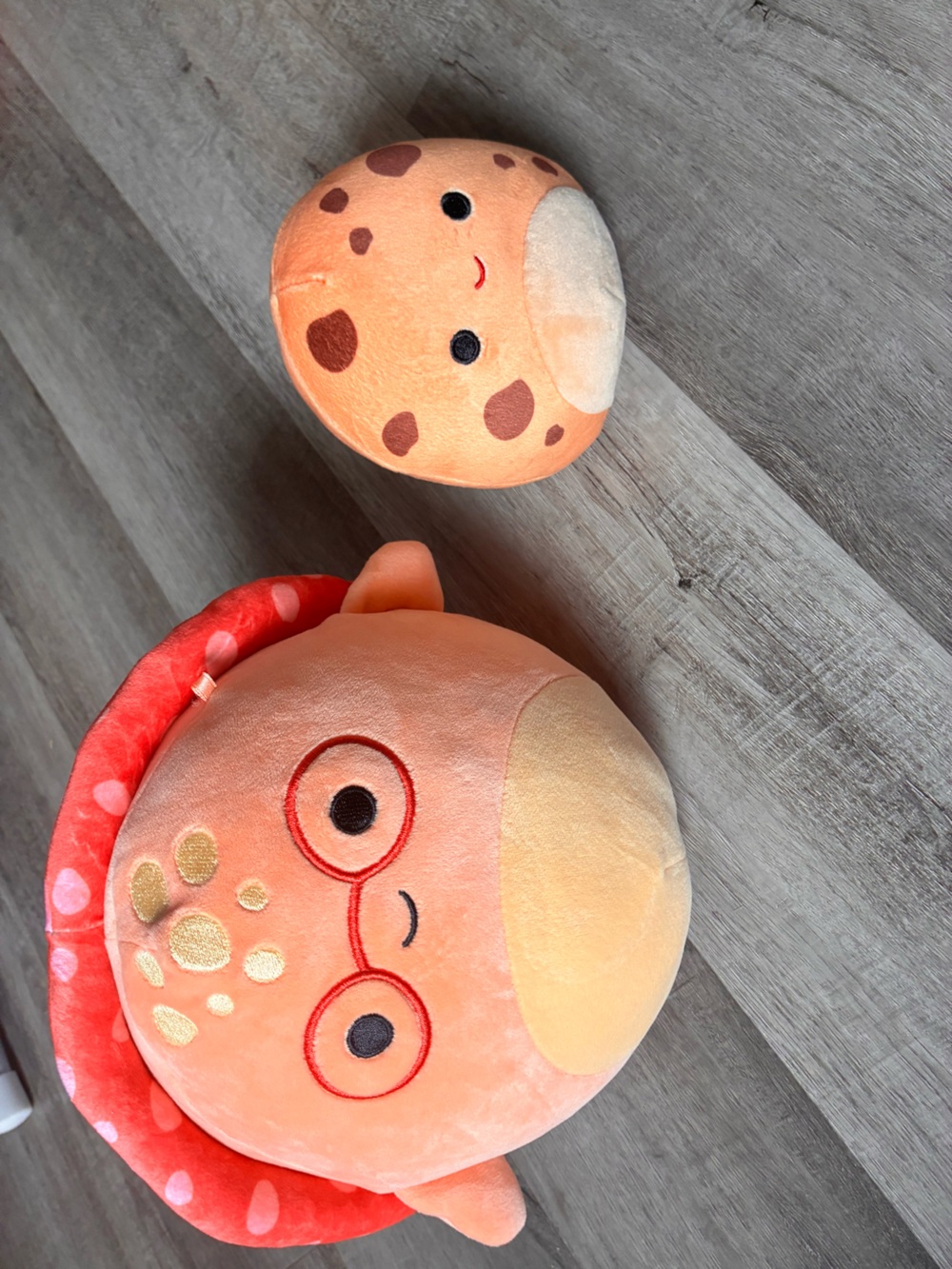 2 piece Squishmallows lot. Caine the turtle and Neeona the chocolate chip cookie